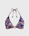 Halter Bikini Top Disco Butterfly