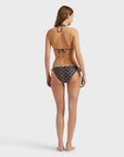Side Tie Bikini Bottom Turtles Chain