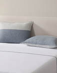 Linen Colour Block Standard Sham
