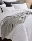 Vera Wang Contrast Bobbin Thread Bed Throw