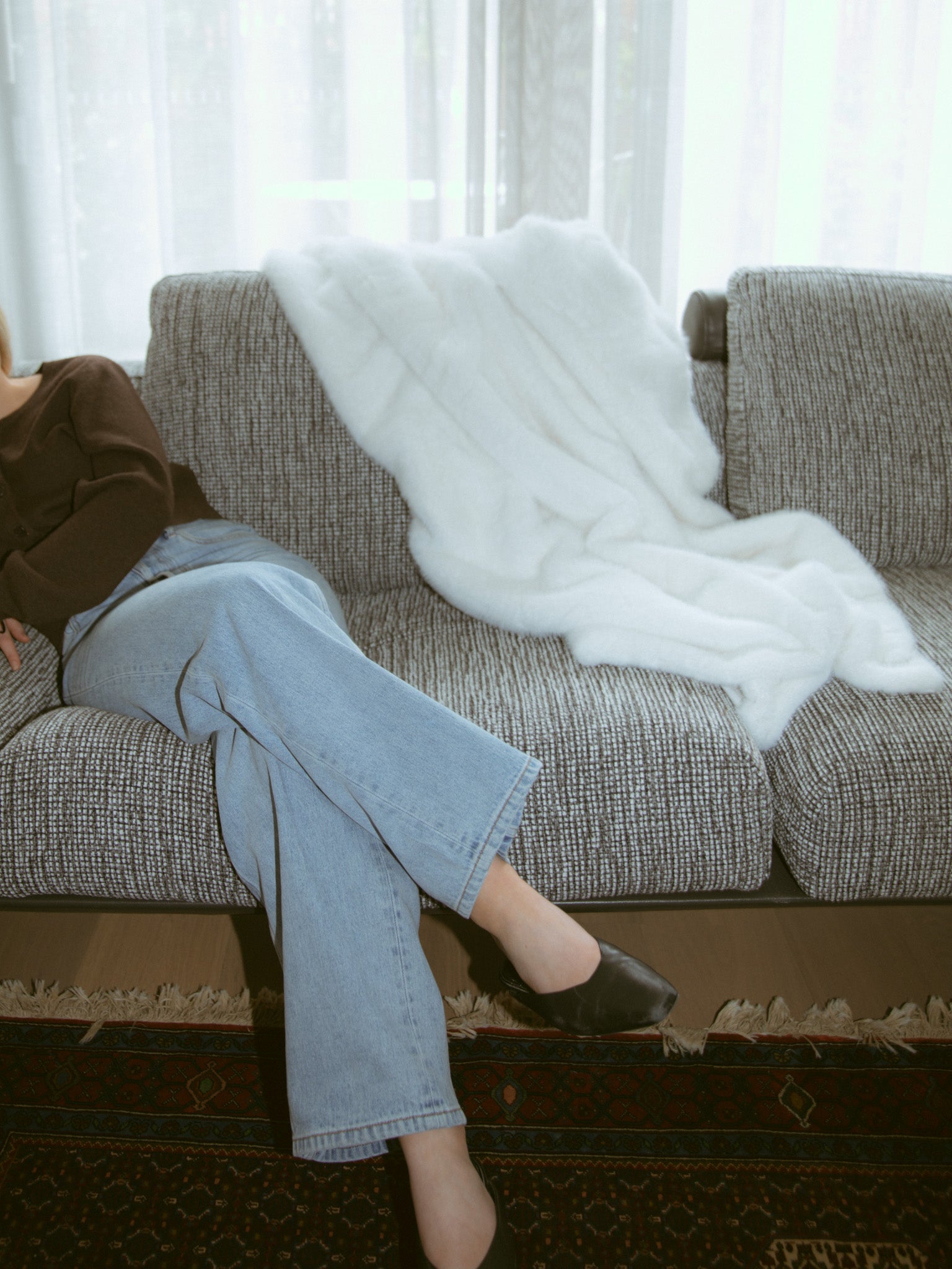Faux Fur Throw