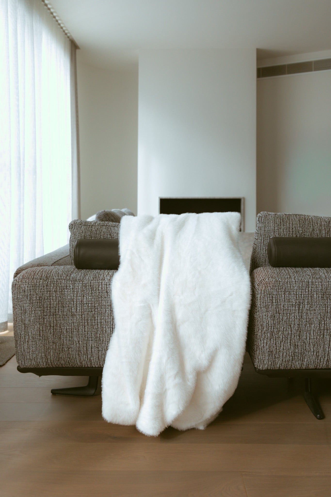 Faux Fur Throw