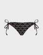Side Tie Bikini Bottom Turtles Chain