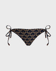 Side Tie Bikini Bottom Turtles Chain