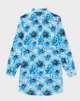 Cotton Voile Shirt Dress Poppies