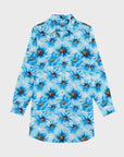 Cotton Voile Shirt Dress Poppies