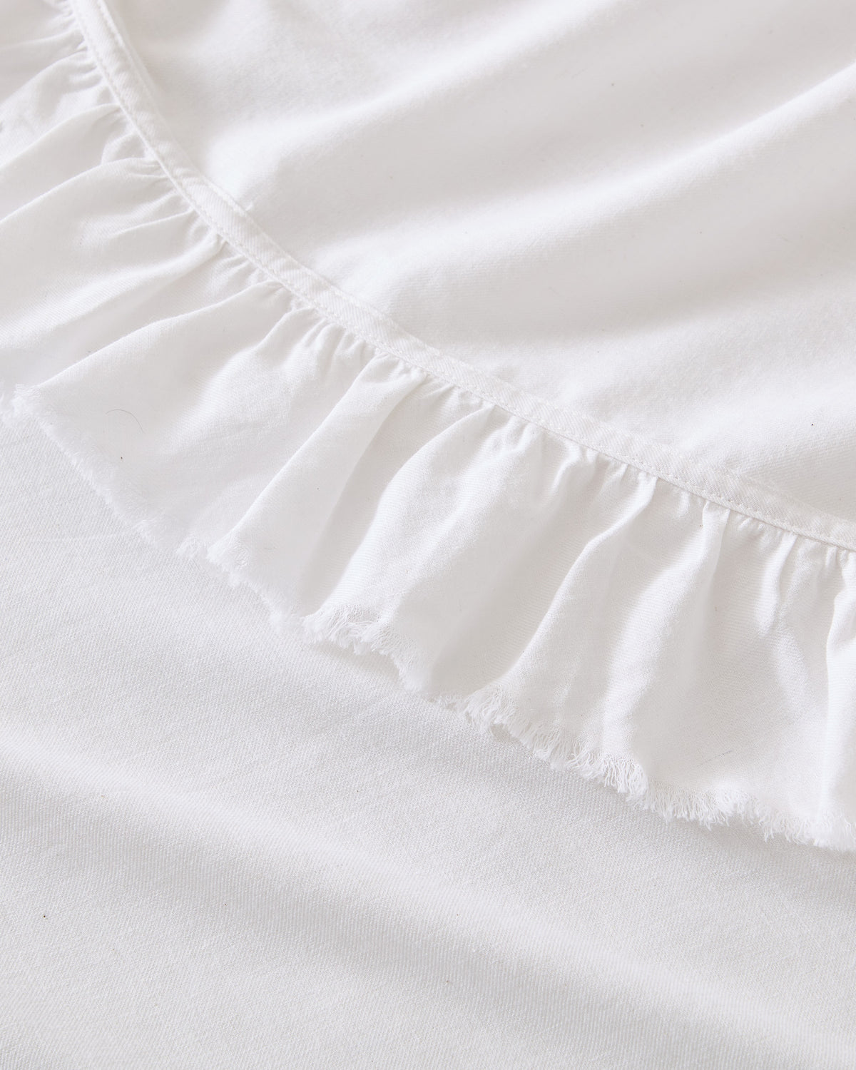 CoCashmere™ Ruffle Flat Sheet