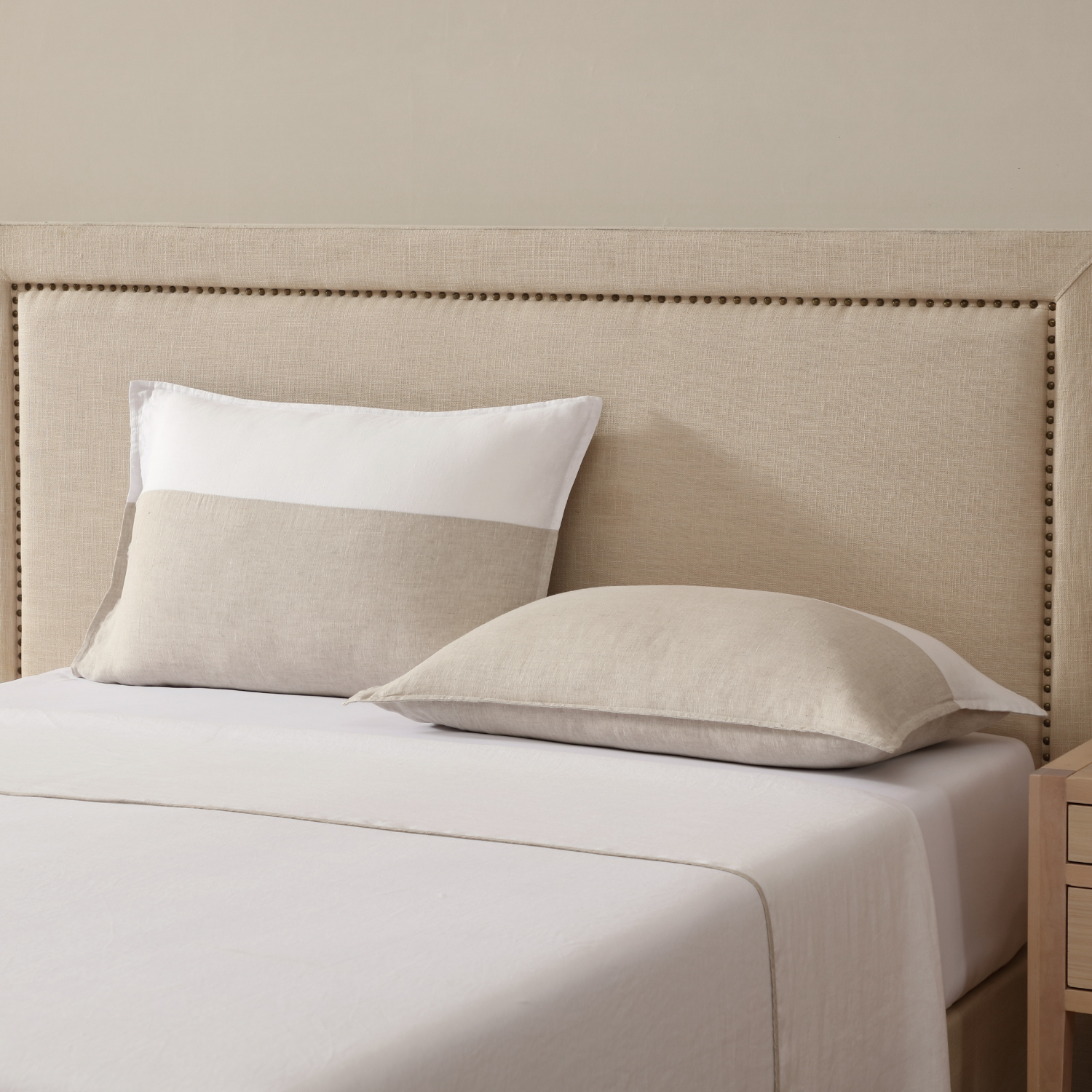 Sham Colour Linen Colour Block Standard Sham – Harriet Home