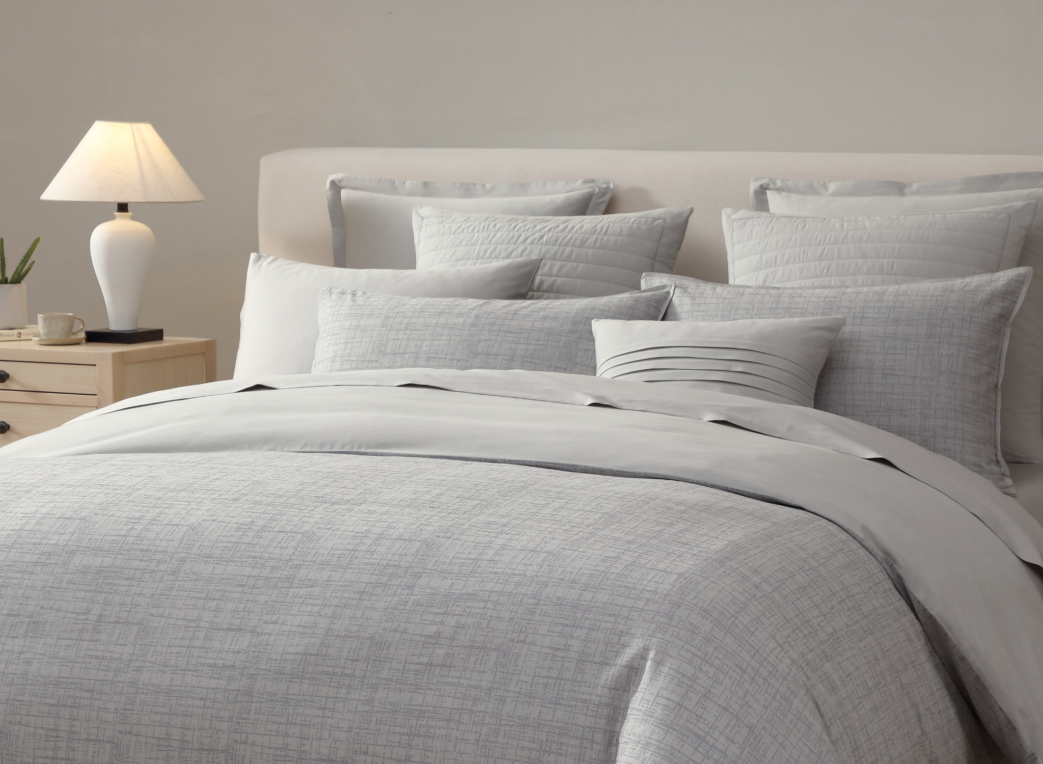 Modern Grid Weave Quiltcover – Harriet Home