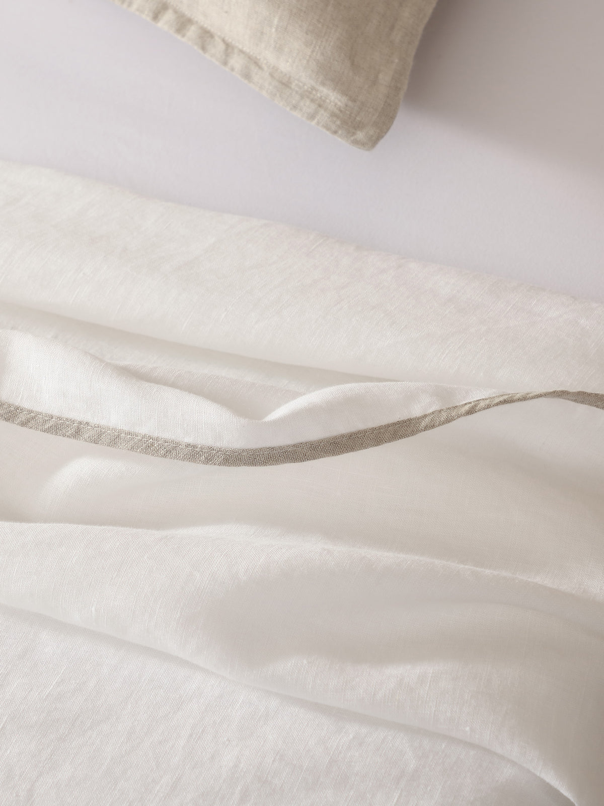 Linen Colour Block Flat Sheet