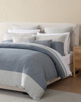Linen Colour Block Quilt Cover