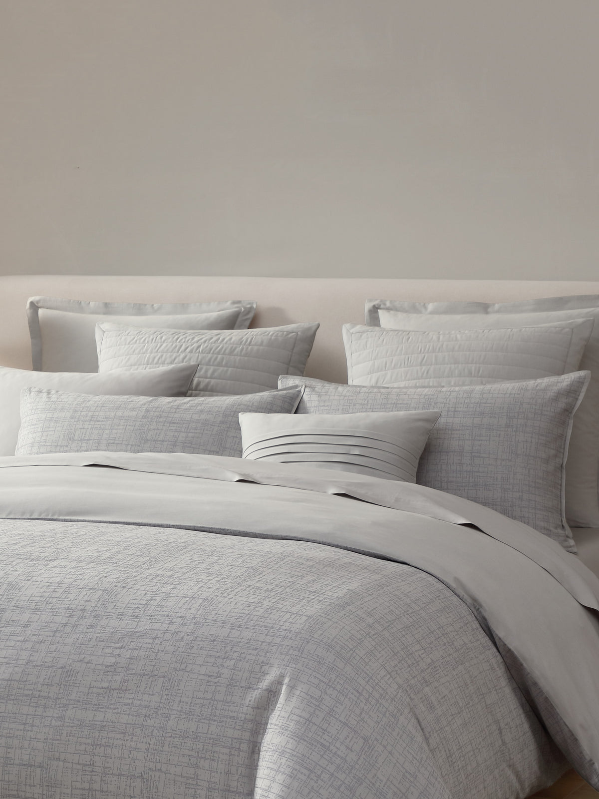 Modern Grid Weave European Sham