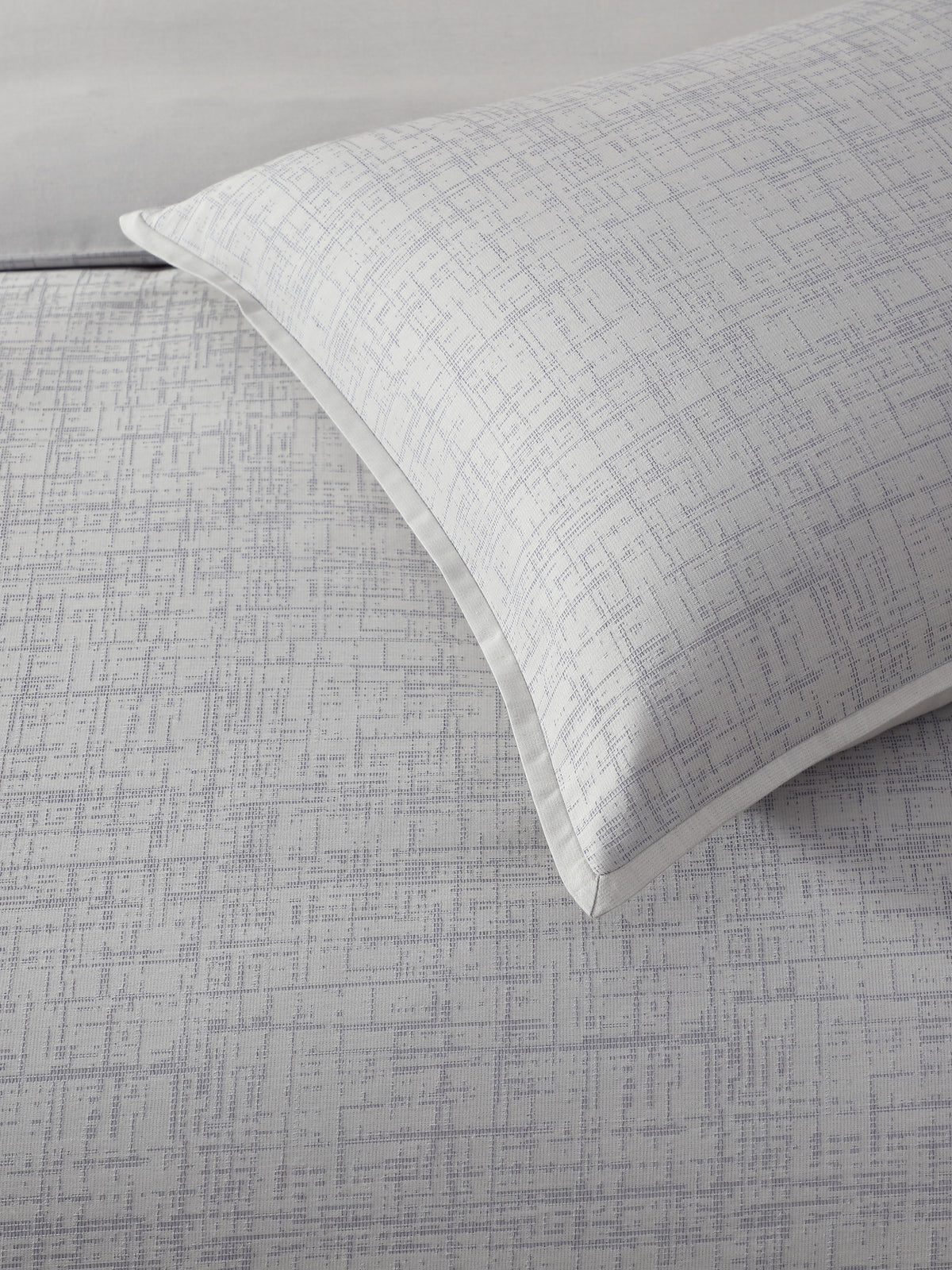 Modern Grid Weave Standard Sham