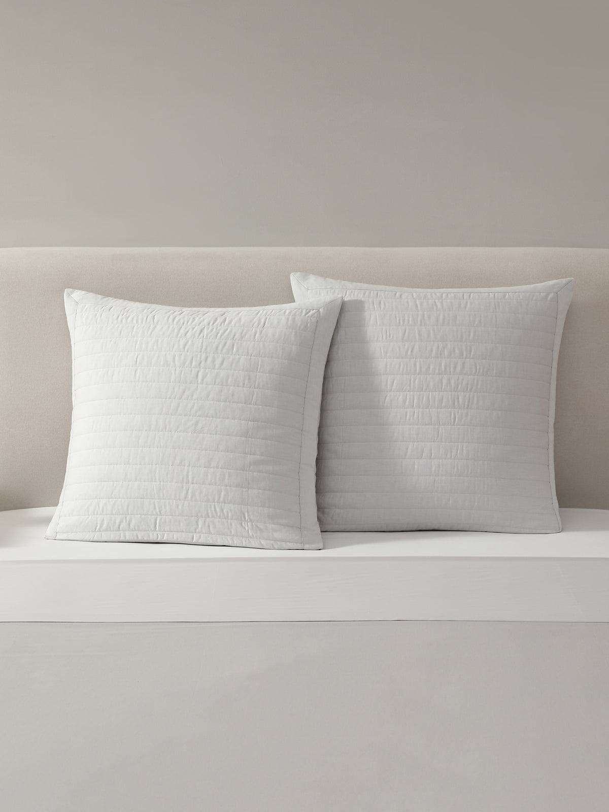 Modern Grid Weave European Sham