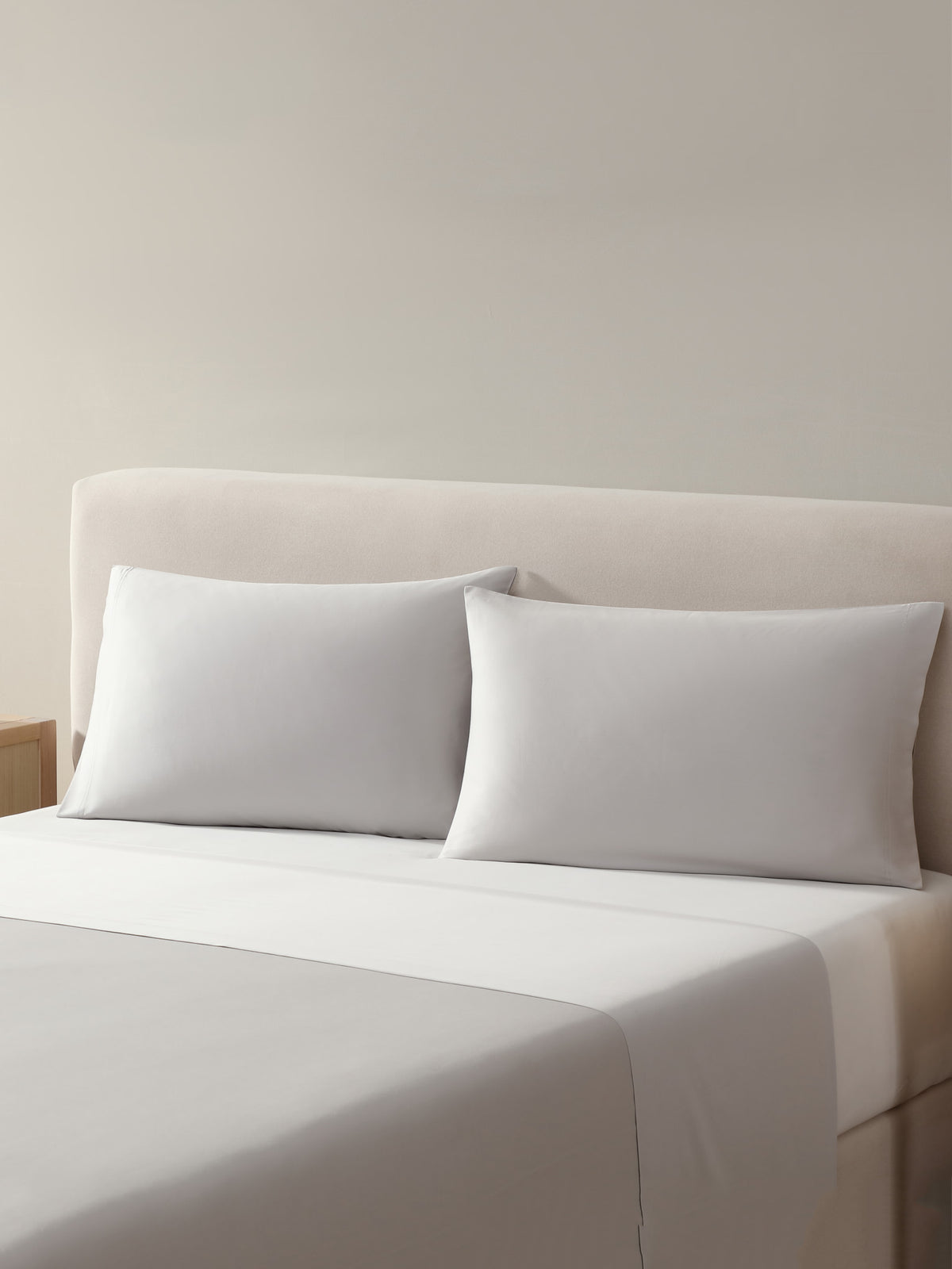 Modern Grid Weave Pillowcase Pair