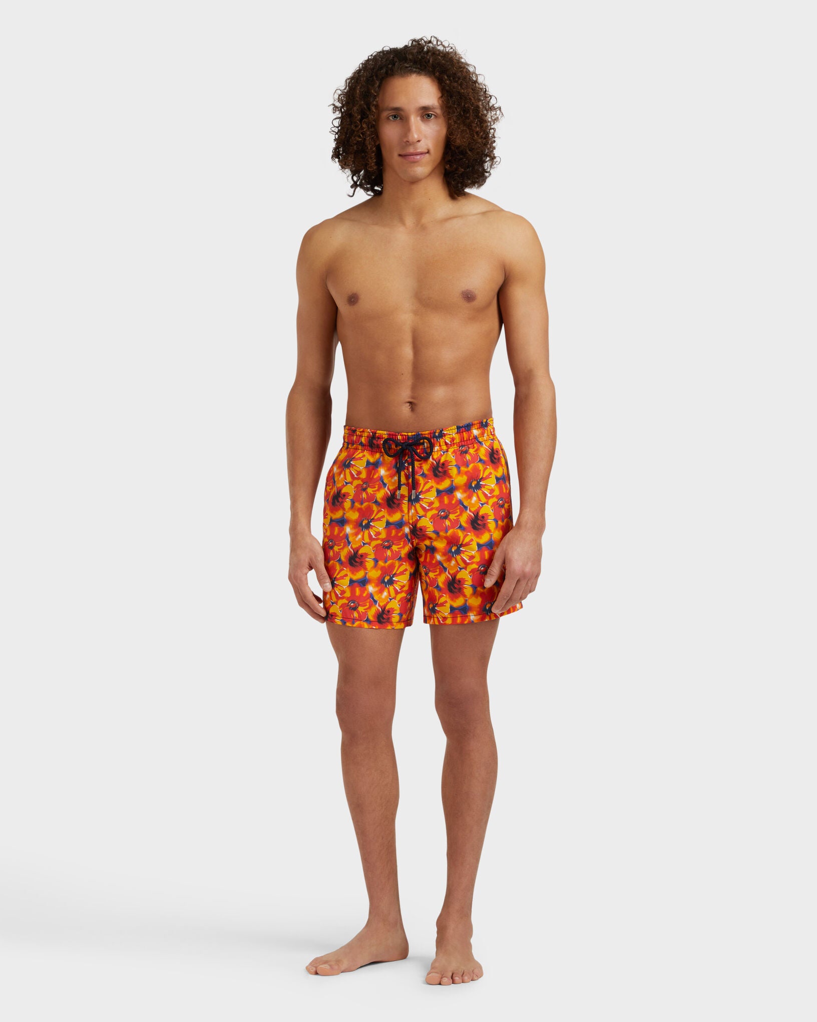 Men Swim Shorts Poppies