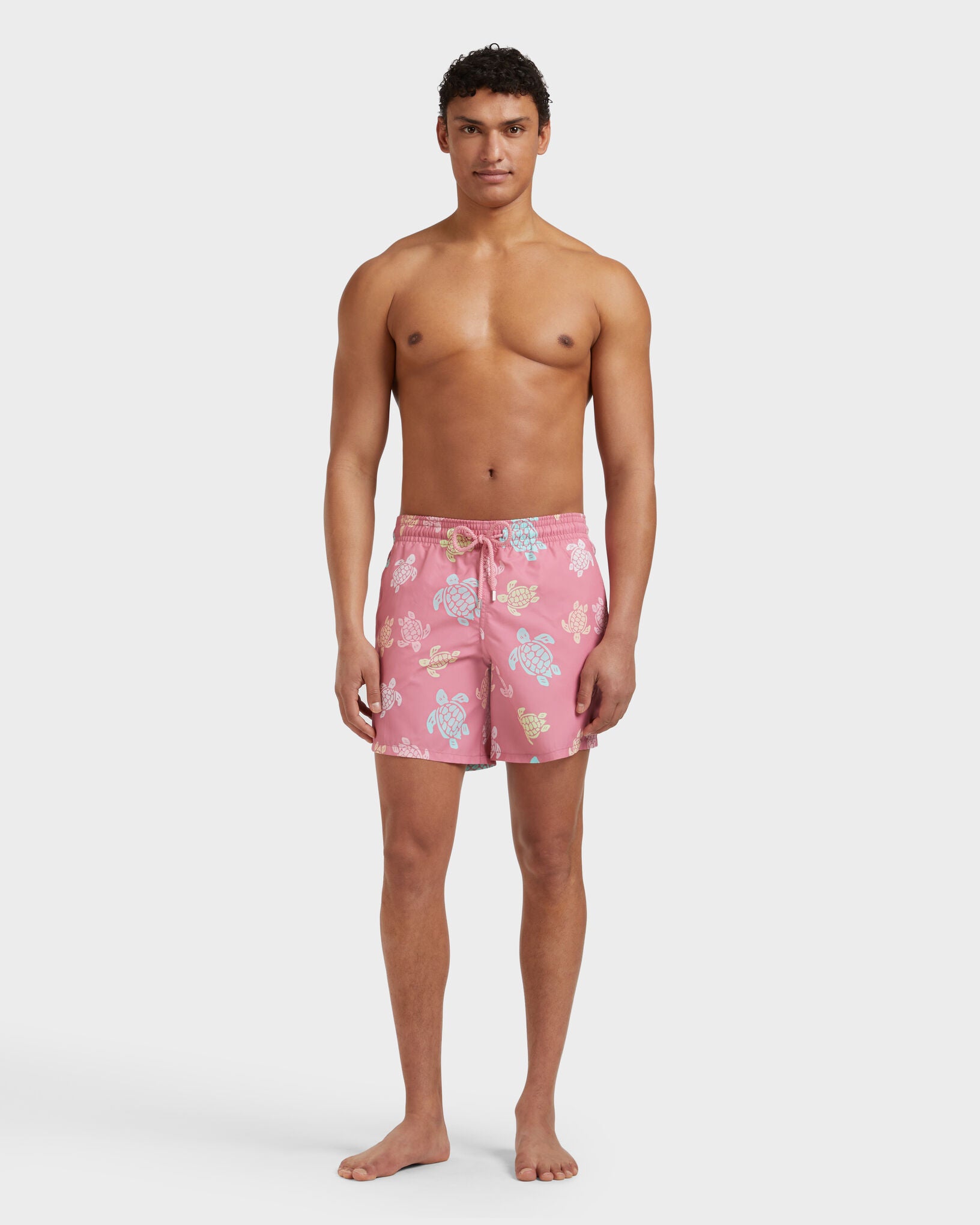 Men Swim Shorts Multicolor Turtles