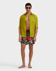 Men Swim Shorts Flowers