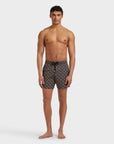 Men Stretch Short Swim Shorts Turtles Chain