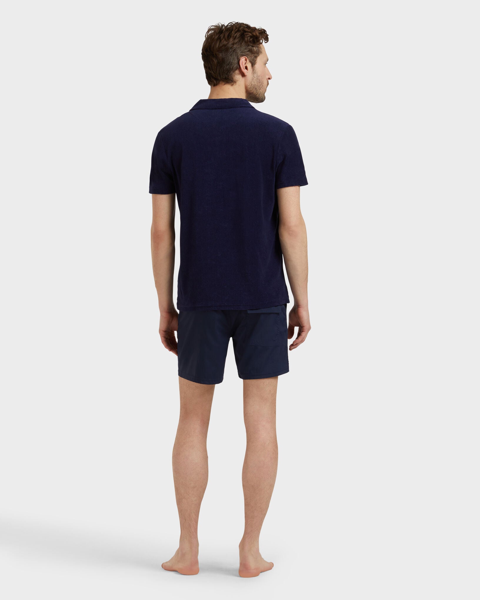 Men Terry Polo Solid