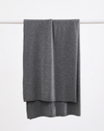 Cashmere & Wool Throw - Iron Gray