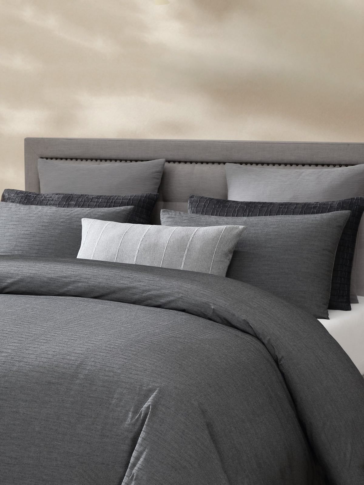 Vera Wang Chambray Weave Quilt Cover