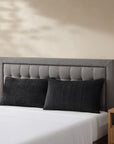 Vera Wang Chambray Weave Geometric Waves Standard Sham