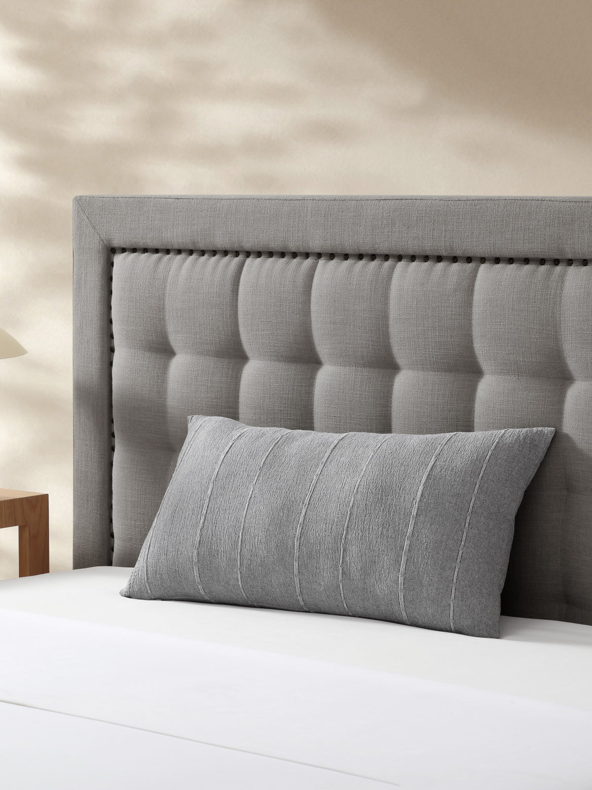 Vera Wang Chambray Weave Decorative Pillow Cover