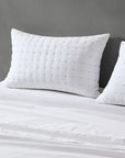 Vera Wang Contrast Bobbin Thread Quilted Standard Sham